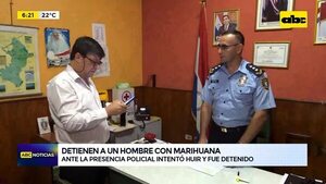 Detienen a un hombre con marihuana - ABC Noticias - ABC Color