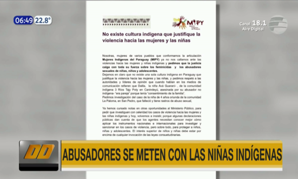 Mujeres indígenas se pronuncian ante casos de abuso y feminicidio | Telefuturo
