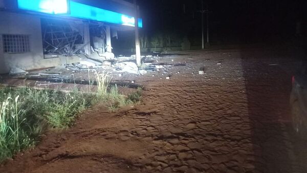 Analizarán circuito cerrado tras explosión de un banco en Itapúa