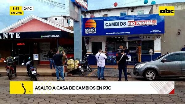 Asalto a casa de cambios en PCJ - ABC Noticias - ABC Color