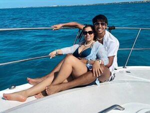 Alexis “Pulpito” Duarte, de luna de miel en el Caribe mexicano - Gente - ABC Color