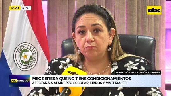 MEC reitera que no tiene condicionamientos - ABC Noticias - ABC Color