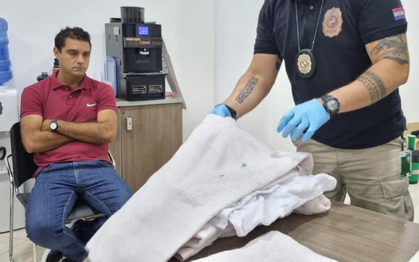 Diario HOY | Detienen a joven con cocaína impregnada en toallas en el Silvio Pettirossi