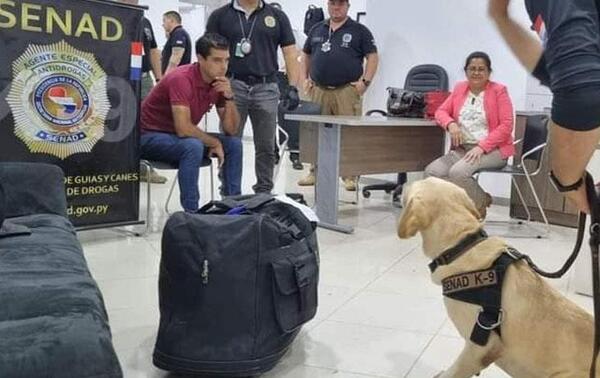 Detienen a joven paraguayo con cocaína en el aeropuerto gracias al olfato de "Sora" – Prensa 5