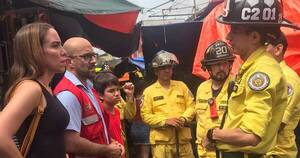 La Nación / Realizan recorrido en pasillos del Mercado 4 para verificar los sistemas de prevención de incendios