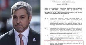 La Nación / Abdo exceptuó obras públicas en decretos de la pandemia, en coincidencia con “crecimiento” de su empresa de asfalto