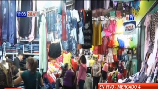 Comerciantes del Mercado 4 con altas expectativas para festividades - Paraguaype.com