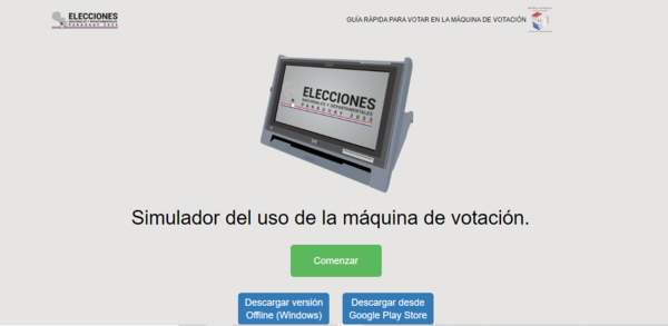 Diario HOY | Voto electrónico: electores pueden practicar el sufragio mediante el simulador