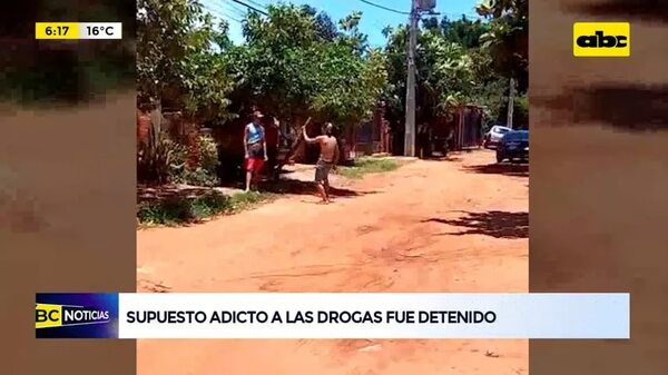 Supuesto adicto a las drogas fue detenido - ABC Noticias - ABC Color