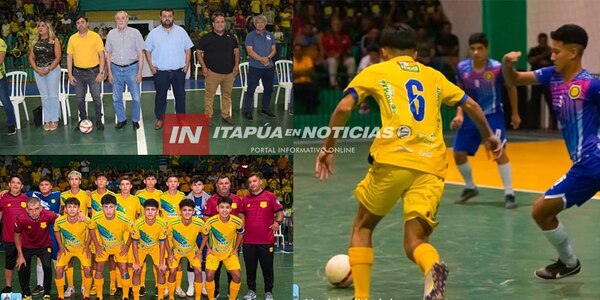 COMENZÓ CAMPEONATO NACIONAL DE FÚTSAL C15 EN CARMEN DEL PARANÁ.