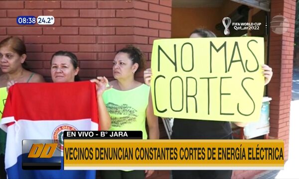 Vecinos denuncian constantes cortes de energía eléctrica en barrio de Asunción | Telefuturo