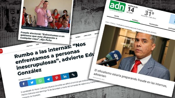 Apoderado de Honor Colorado ahora dice que “nunca habló de fraude” - El Trueno