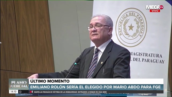 Emiliano Rolón es elegido como nuevo fiscal general del Estado, por Mario Abdo Benítez - Megacadena — Últimas Noticias de Paraguay