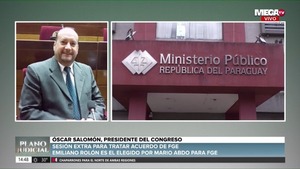 Nuevo FGE: Presidente del Congreso alega que sesión ya se haría mañana para "evitar un manoseo" - Megacadena — Últimas Noticias de Paraguay