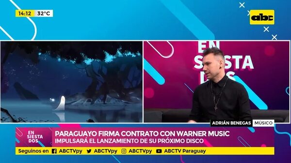Paraguayo firma contrato con Warner Music - Ensiestados - ABC Color