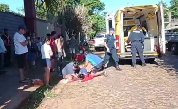 Motochorros hieren a delivery en Presidente Franco