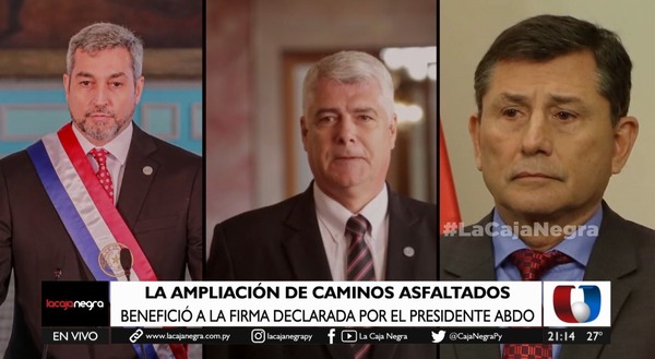 Empresa de asfalto de Mario Abdo creció 450% en 2021 - Unicanal