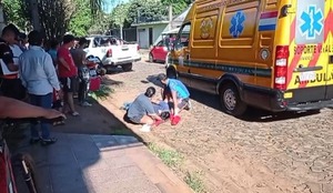 Motochorros balean a delivery que se resistió a asalto