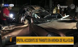 Brutal accidente de tránsito en Villa Elisa - Paraguaype.com