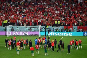 'Bravo a ellos', los marroquíes aplauden a sus héroes pese a la derrota