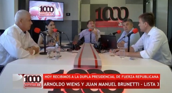 Brunetti asegura que oficialismo ganará por más de 100.000 votos | 1000 Noticias