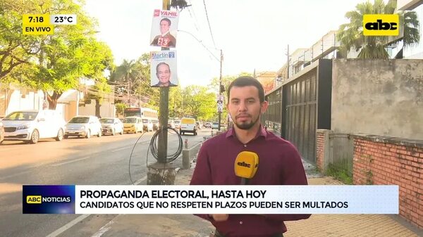 Propaganda electoral, hasta hoy - ABC Noticias - ABC Color
