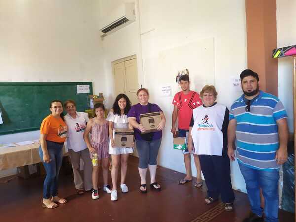Banco de alimentos entrega más de 2000 kilos víveres a instituciones de servicio