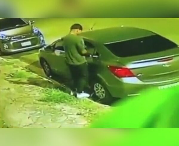 Captan a tortolero en plena acción en Lambaré