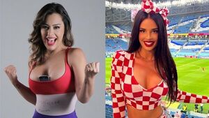 Larrisa Riquelme he'i que la croata sexy no es La Novia del Mundial