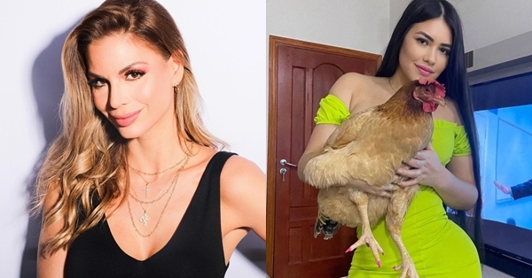 ¿Competencia para Hortensia? Egny Eckert presentó a su gallina