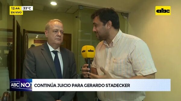 Continúa juicio para Gerardo Stadecker - ABC Noticias - ABC Color
