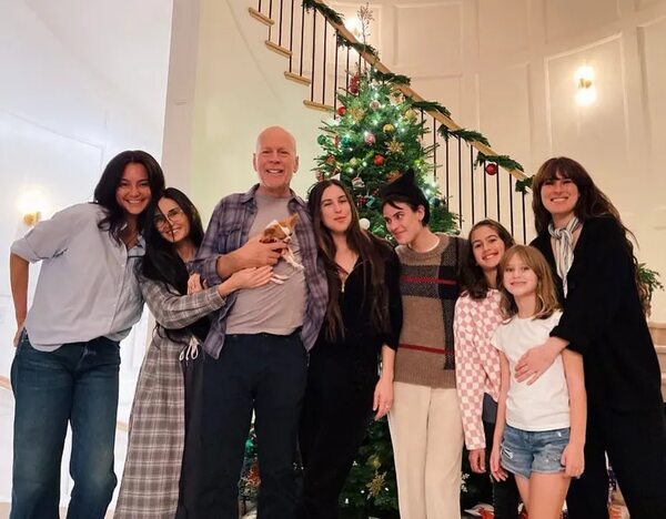 Bruce Willis vive la previa navideña con su pareja, su exesposa y sus hijas - Gente - ABC Color