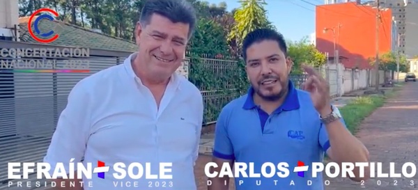 Diputado de Patria Querida se despacha contra Efraín por mostrarse con Carlos Portillo - El Trueno