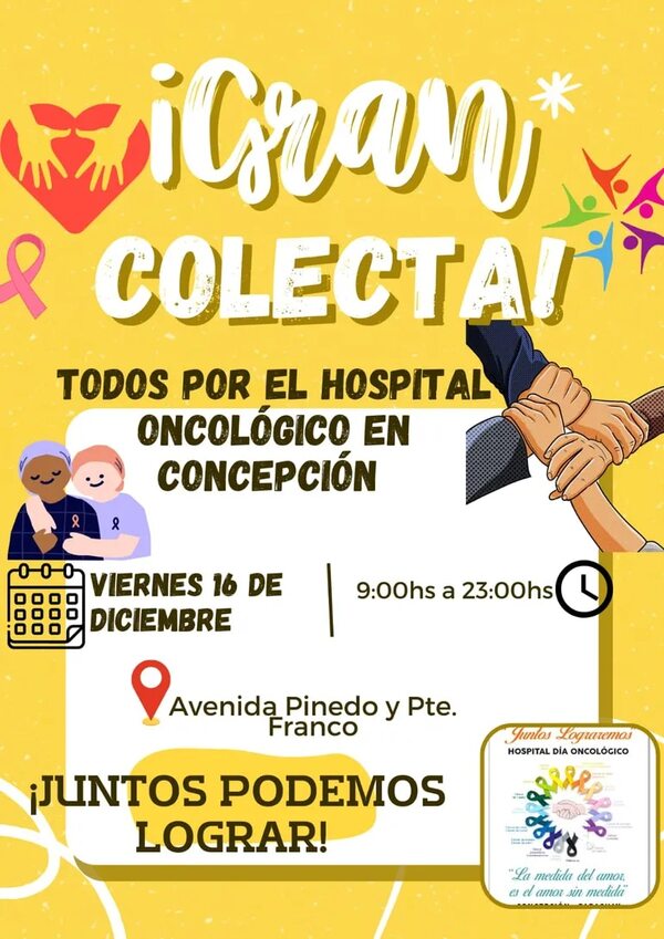 Harán colecta para iniciar servicio oncológico en Concepción - Nacionales - ABC Color