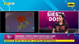 “Sábanas”, nuevo videoclip de Sari Carri  - Ensiestados - ABC Color