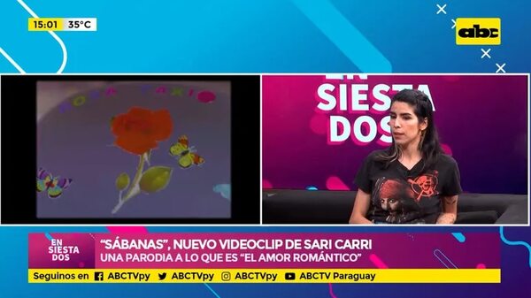 “Sábanas”, nuevo videoclip de Sari Carri - Ensiestados - ABC Color