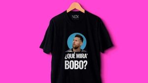 "Quemirabobomanía": La frase de Messi en remeras es furor en Paraguay