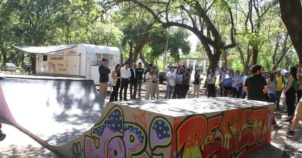 La Nación / Inauguran mejoras realizadas en el Parque Caballero a través de concurso ciudadano