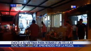 Chocó a una doña, fingió que iba a llamar una ambulancia y le robó el celular