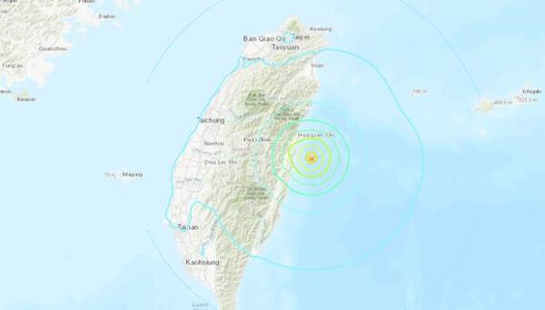 Terremoto de magnitud 6,2 sacude Taiwán - ADN Digital