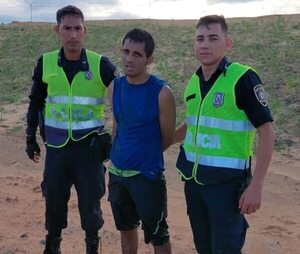 Ladrón se escondió en un camalotal, pero fue capturado con esfuerzo - Policiales - ABC Color