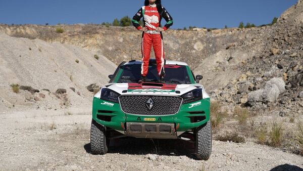 Andrea Lafarja: Lista para domar el Dakar