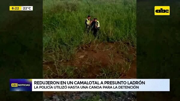 Redujeron en un camalotal a presunto ladrón - ABC Noticias - ABC Color