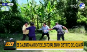 Se calentó el ambiente electoral en un distrito del Guairá | Telefuturo