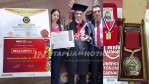 UN POLICÍA ES EL MEJOR EGRESADO DE LA FACULTAD DE CIENCIAS JURÍDICAS HUMANAS Y SOCIALES DE LA UNAE