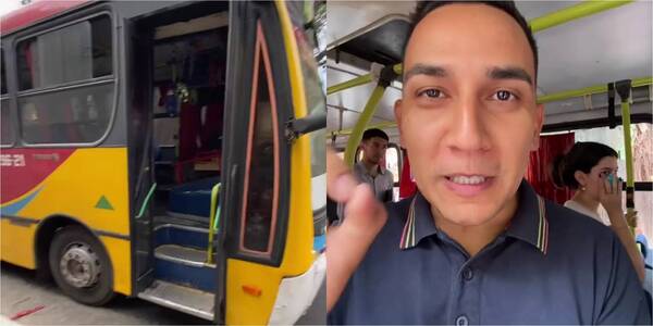 [VIDEO] ¡Qué loco Mary Jane! Cronista de TV se subió a un colectivo y le pasó de todo
