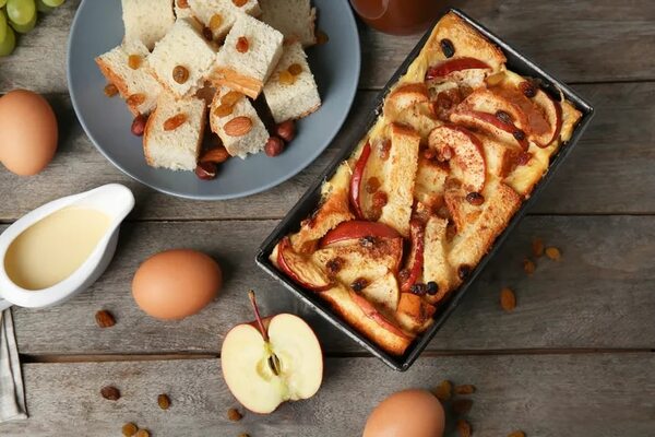 Budín de pan y manzana, un buen postre de fiesta - Gastronomía - ABC Color