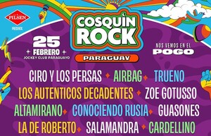 ¡Vuelve el Cosquín Rock a Paraguay!: Conocé la grilla completa - Unicanal
