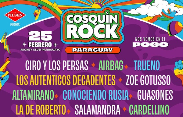 ¡Vuelve el Cosquín Rock a Paraguay!: Conocé la grilla completa - Unicanal