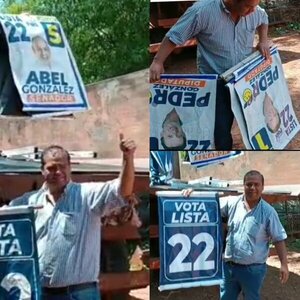 Retiran propaganda de ´pinochistas´ que ensucian calles y violan código electoral en PJC